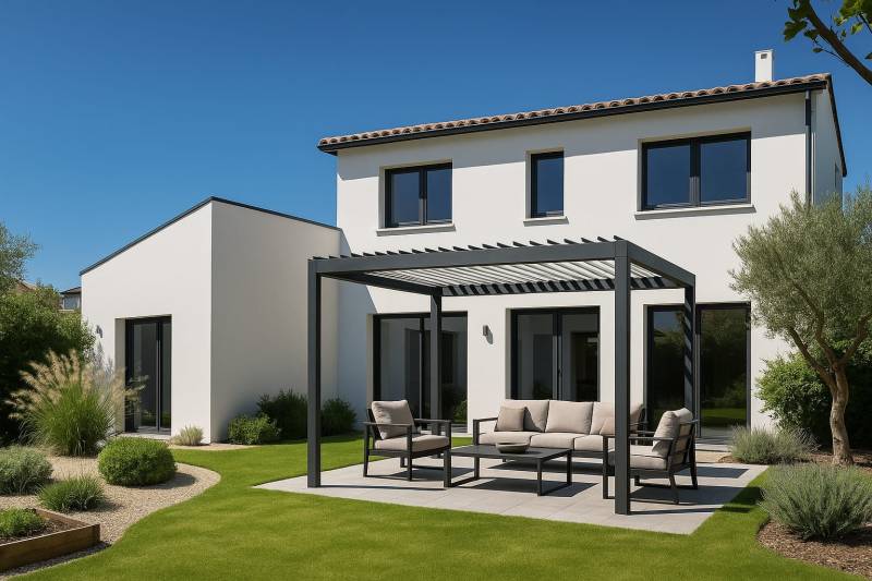 Réalisation d'une villa de 200M2 dans un cadre privilégié d'un petit village des Bouches du Rhône